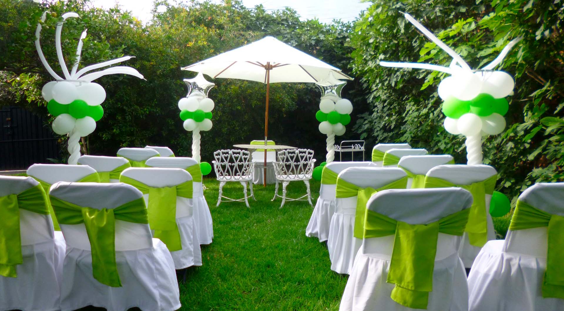El jardín ideal para tus eventos